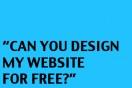 Can you design my website for free?