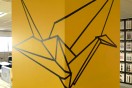 Paper Crane Mural