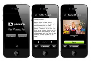 Send a postcard from your iPhone
