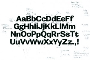 The typeface – Jones