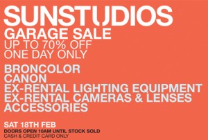 Sun Studios garage sale