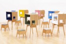 Koloro desk & stool set