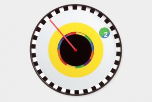 Milton Glaser wall clocks